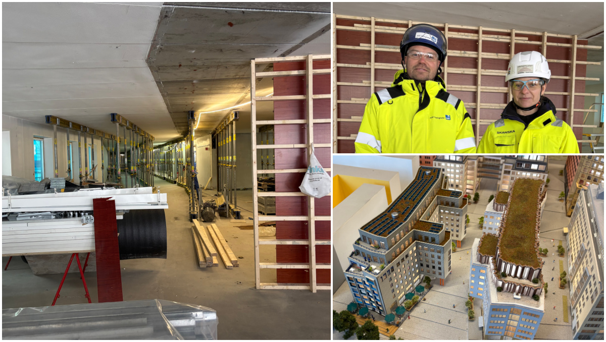 AMF och Skanska utvecklar 90-talsfastighet – NollCO2 och påbyggnad i trä ska öka intäkterna
