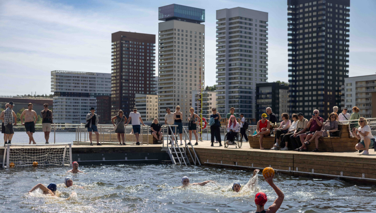Kajbad lyfts fram som värdeskapare i stadsmiljö